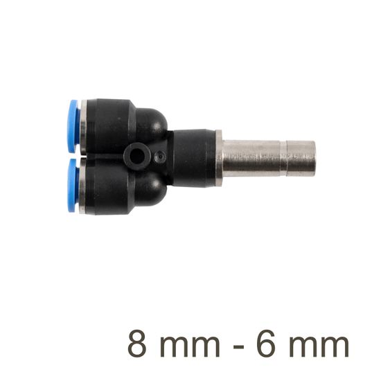 AIRCRAFT Red. Insert Y-joint Pu 8mm - 6mm